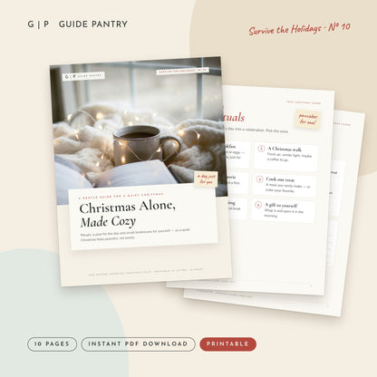 Christmas Alone, Made Cozy – A Gentle Guide for a Quiet Christmas